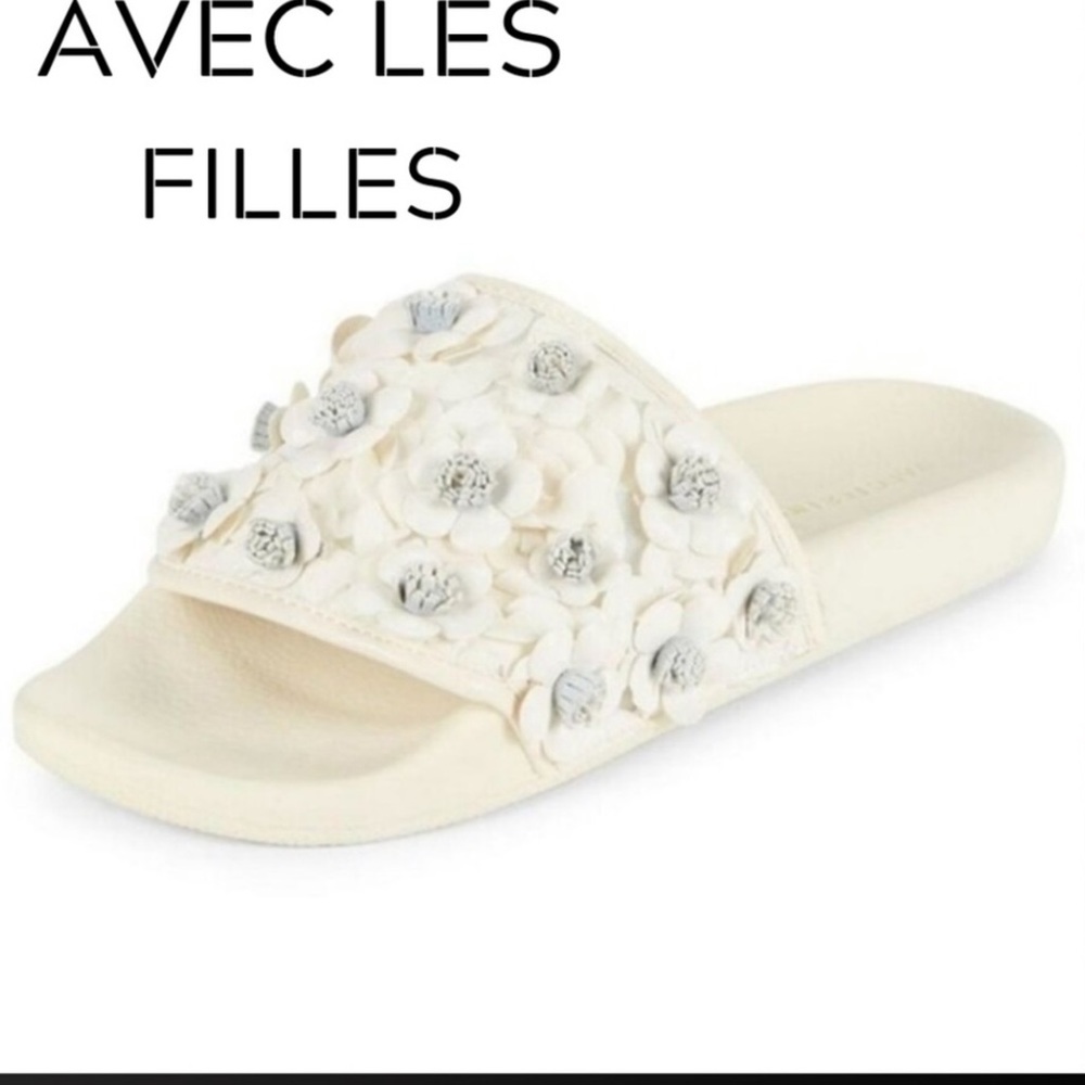 Avec Les Filles Slide Sandals